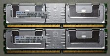2 × 1GB Samsung 2Rx8 PC2-5300F-555-11 FB-DIMM DDR2-667 | 2GB Memory Kit TESTED ✅ picture