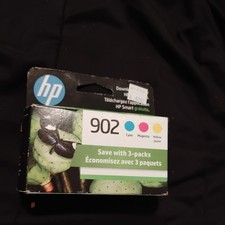 HP Genuine 902 3-pack Cartridges, Cyan, magenta, yellow (T0A38AN) (Exp: 05/2023 picture