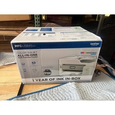 Brother MFC-J5845DW Printer White New INKvestment Tank All-In-One picture
