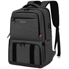 RUCYEN Lunch Backpack, 17.3 Inch Large Backpack inch, Black  picture