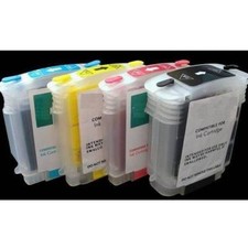 HP DesignJet 111 HP 11 CH565A C4836 C4837A C4838 refillable ink cartridge picture