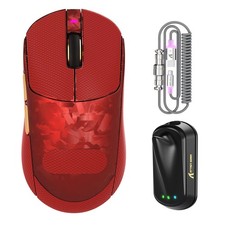 ATTACK SHARK RS3 Ultra Wireless Gaming Mouse Red Tape picture