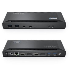 WAVLINK DisplayLink Laptop Docking Station - Dual Monitors 5K/4K@60Hz, 100W C... picture