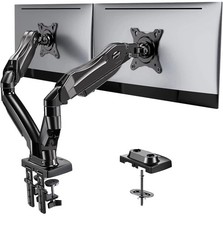 HUANUO Dual Monitor Stand - Full Adjustable Monitor Desk Mount Swivel /OPEN BOX picture