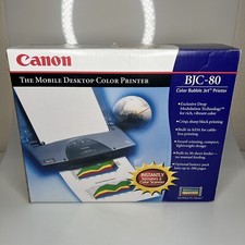 Cannon BJC-80 Portable Color Bubble Jet Printer New Open Box picture