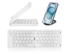 Mini Foldable Bluetooth Keyboard - Portable Wireless Full Size Keyboard picture