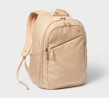 All In Motion Cream Water Resistant Backpack Fits 17” Laptop picture