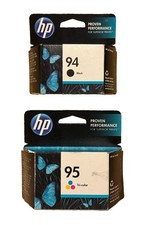 Genuine HP 94 Black & 95 Tri-Color Ink Cartridges OEM Sealed READ picture
