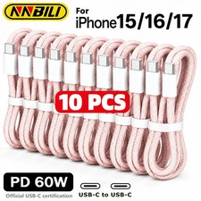 10-Pack USB-C Charging Cable 60W Fast Charging Braid Charging & Data picture