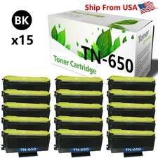 15PK TN 650 TN650 Toner Cartridge Used For HL5240 HL-5340D Printer picture
