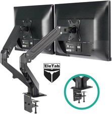 EleTab M07-2 Dual Arm Monitor Stand - Height Adjustable Monitor Desk Mount LM02 picture