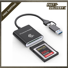 CF Express Type B Card Reader USB 3.2 Gen 2 10Gbps USB C USB A Adapter for picture