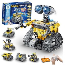 Robot Building Kit with APP & Remote Control Gifts for Boys 8-13 | 1-yellow picture