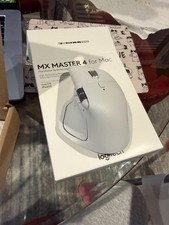 Logitech MX Master 4 for Mac Ergo Wireless Mouse Haptic USB-C White Silver picture