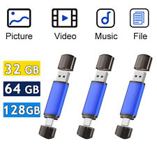 32/64/128 GB Type-C Dual 2 in 1 USB2.0 Flash Drive OTG Memory Stick Thumb Drive picture