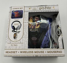 Harry Potter Headsets with Microphone, Wireless Mouse And mouse pad Tech Bundle picture