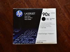HP CE390X (90X) Hewlett Packard Black Toner Cartridge Genuine NEW OPEN BOX picture
