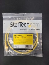 StarTech N6PATCH3YL Cat6 Patch Cable with Snagless RJ45 Connectors 3ft Yellow picture
