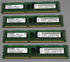 Lot of 4 ELPIDA 4GB 1Rx4 PC3L-10600R -9-11-C2 EBJ40RF4EDWA-DJ-F Reg ECC Memory picture