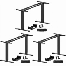 Standing Desk Frame Dual Motor 264 lbs 3Pack 25.2x42.13x28.35 Black Marsail picture