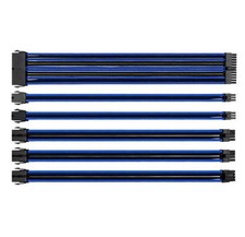 Thermaltake Blue/Black TtMod Sleeved Modular Cable Combo Pack (AC-035-CN1NAN-A1) picture