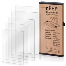 5 Pcs Nfep Film for Resin 3D Printer Nfep Film Release Films for Large Format SL picture