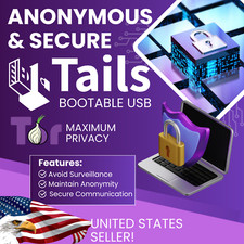 Tails OS Bootable USB – Anonymous Secure Linux for Windows Mac PC picture