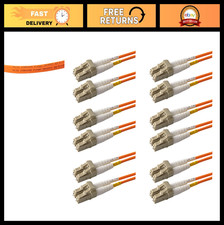 6-Pack 1M Multimode OM1 62.5/125 Fiber Optic Patch Cable, Duplex LC to LC, Slim picture