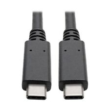 NEW Tripp-Lite U420-003-G2-FL USB 3.1 Gen2 10Gbps USB-C M/M Cable 3' picture
