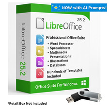 Libre Office 2025 for Windows, with AI Package - Microsoft Office Alternative picture