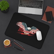 Milwaukee American Eagle Desk Mat | Patriotic Tool Guy Gift picture