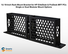 1U 19-Inch Rack Mount Bracket for HP EliteDesk & ProDesk MFF PCs – Single/Dual picture