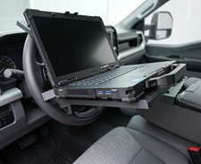 Service Technician Steering Wheel Laptop Mount, Universal fit picture