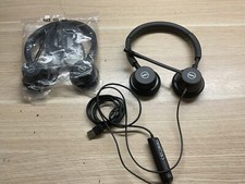 Dell  Plantronics Model  BW3320-M USB-A Headset Black/LOT OF 2 /JUA746 picture