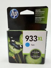 Genuine HP 933XL Cyan  Ink Cartridge CN054AN NEW SEALED EXP 05/2017 picture