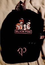 Girls 15in  Backpack Lisa Rose JISOO Jennie Kawaii  Bag Casual New picture