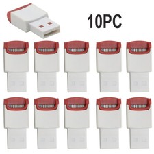 10x Memory Card Reader Adapters to USB 2.0 Adapter For Micro-SD TF Card HT-210A picture