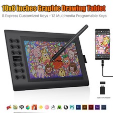 GAOMON M106K PRO Graphic Tablet Drawing Battery-Free 8192 Pen picture