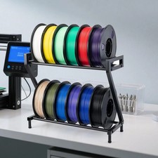Z-Shaped 2 Tiers 3D Printer Filament Storage Rack Desktop,3D Printer Filament Ho picture