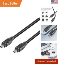 IEEE 1394 FireWire iLink 4 Pin Cable - Reliable Video & Audio Data Transfer picture