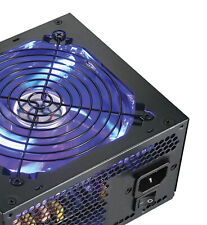 New SHARK 1000W 82plus Quiet Blue LED Fan 2x PCIE Gaming PC ATX12V Power Supply picture