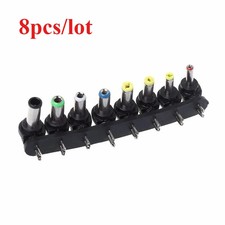 8pcs Universal Laptop DC Adapter Tips for PC Notebook Power Supply picture