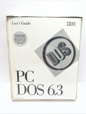 Vintage IBM PC DOS 6.3 User's Guide New Sealed picture