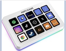 FIFINE AmpliGame D6 Stream Controller Programmable Macro Keys RGB USB Purple picture