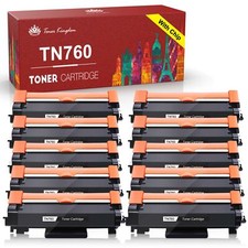 10 Pack TN760 TN730 for Brother TN-760 Toner HL-L2395DW MFC-L2717DW with Chip picture