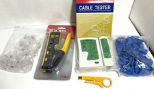 Solsop Pass Through RJ45 Crimper Tool Kit All-in-One - Cat5 Cat6 Cat7 - New picture