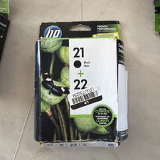 HP - 21/22 Black/Color Combo Pack Ink Cartridges (C9509FN#140) Expired 2022 picture
