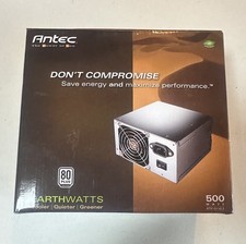Antec EarthWatts EA-500D 500w 100V-240V 9A-4.5A 47-63Hz Open Box Power Supply picture