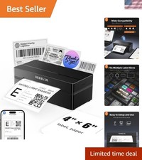 Wireless 4x6 Bluetooth Label Printer - Compact Thermal Printer for Easy Shipping picture