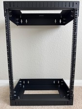 StarTech 2-Post 15U Heavy-Duty Wall Mount Network Rack, 19